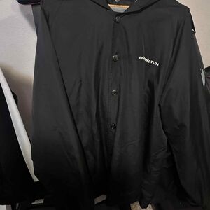 ONWATCH Men's Black Raincoat